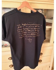 CAMISETA PINTADA A MANO con lejía diluida