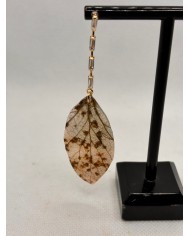 EDICIÓN LIMITADA pendientes artesanos de hoja natural