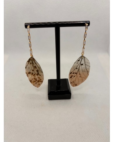 EDICIÓN LIMITADA pendientes artesanos de hoja natural