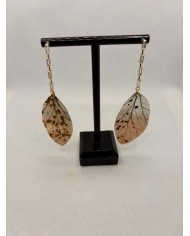 EDICIÓN LIMITADA pendientes artesanos de hoja natural