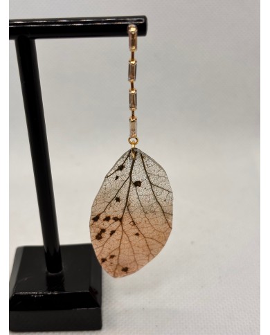 EDICIÓN LIMITADA pendientes artesanos de hoja natural