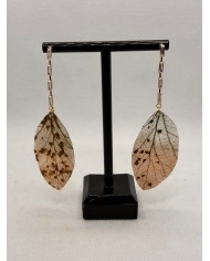 EDICIÓN LIMITADA pendientes artesanos de hoja natural