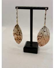 EDICIÓN LIMITADA pendientes artesanos de hoja natural