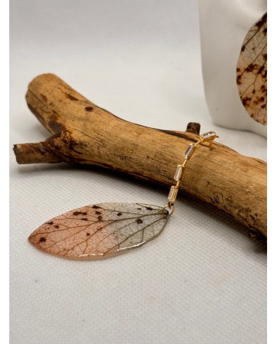EDICIÓN LIMITADA pendientes artesanos de hoja natural