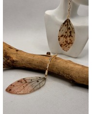 EDICIÓN LIMITADA pendientes artesanos de hoja natural