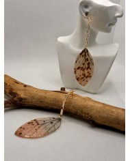 EDICIÓN LIMITADA pendientes artesanos de hoja natural