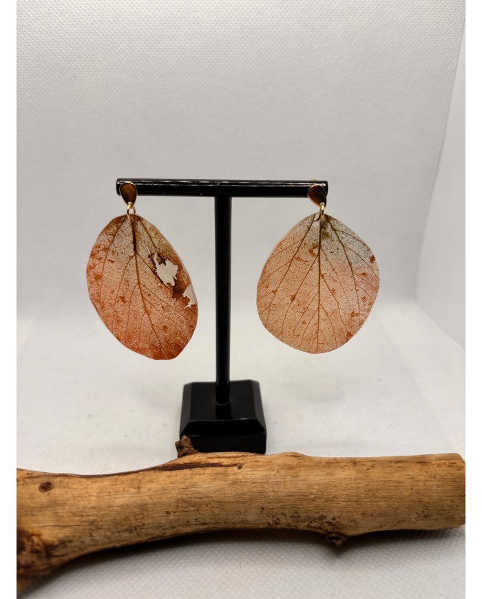EDICIÓN LIMITADA pendientes de hoja natural artesanos