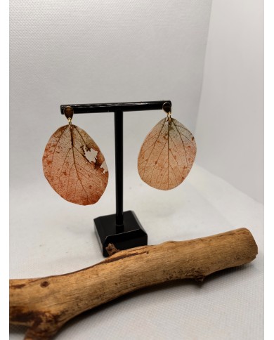 EDICIÓN LIMITADA pendientes de hoja natural artesanos
