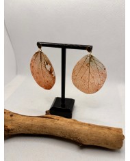 EDICIÓN LIMITADA pendientes de hoja natural artesanos
