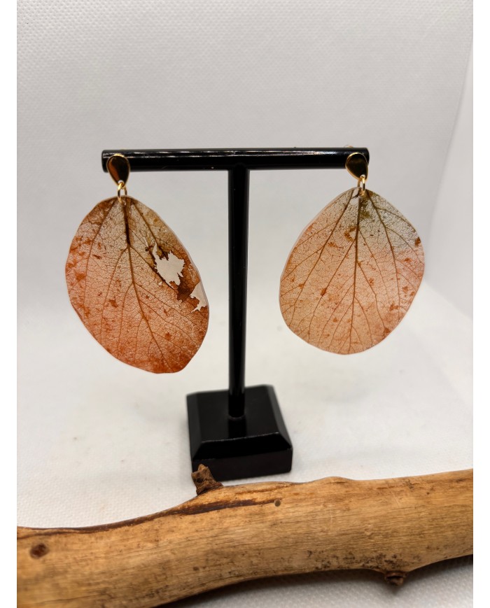 EDICIÓN LIMITADA pendientes de hoja natural artesanos