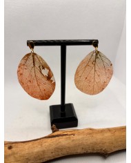 EDICIÓN LIMITADA pendientes de hoja natural artesanos