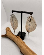 EDICIÓN LIMITADA pendientes de hoja natural artesanos