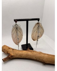 EDICIÓN LIMITADA pendientes de hoja natural artesanos