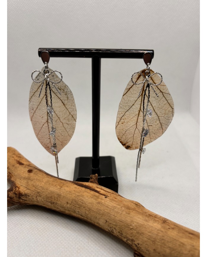 EDICIÓN LIMITADA pendientes de hoja natural artesanos