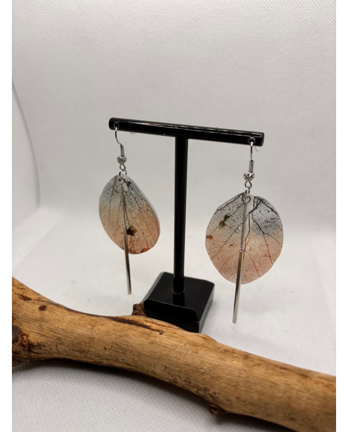 EDICIÓN LIMITADA pendientes artesanos de hoja natural