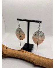 EDICIÓN LIMITADA pendientes artesanos de hoja natural