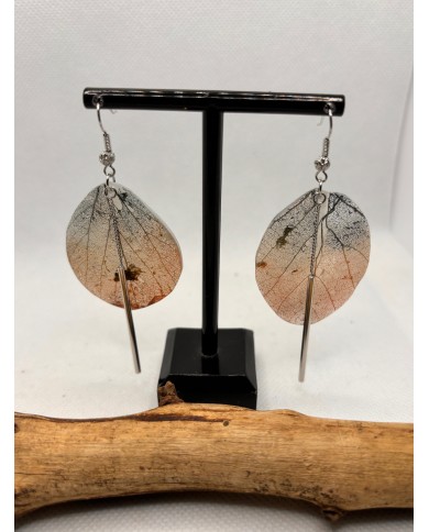 EDICIÓN LIMITADA pendientes artesanos de hoja natural
