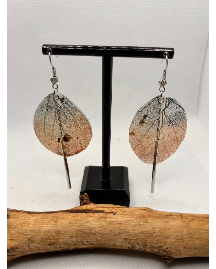 EDICIÓN LIMITADA pendientes artesanos de hoja natural
