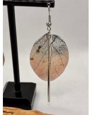 EDICIÓN LIMITADA pendientes artesanos de hoja natural