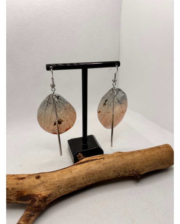 EDICIÓN LIMITADA pendientes artesanos de hoja natural