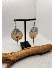 EDICIÓN LIMITADA pendientes artesanos de hoja natural