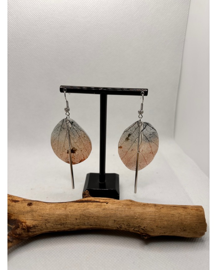 EDICIÓN LIMITADA pendientes artesanos de hoja natural