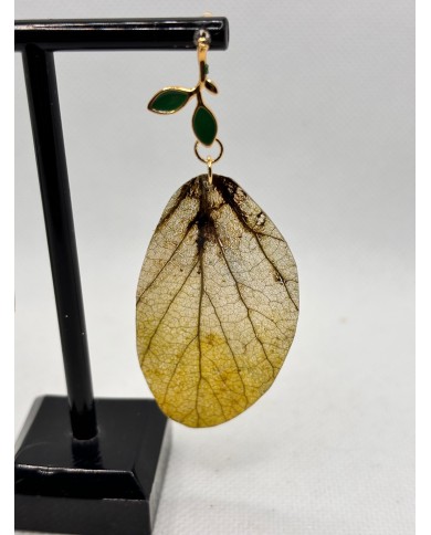 EDICIÓN LIMITADA pendientes artesanos de hoja natural