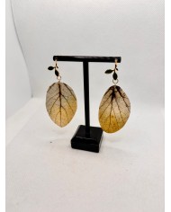 EDICIÓN LIMITADA pendientes artesanos de hoja natural