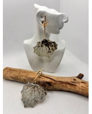 EDICIÓN LIMITADA pendientes artesanos de hoja natural