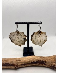 EDICIÓN LIMITADA pendientes de hoja natural esqueletizada