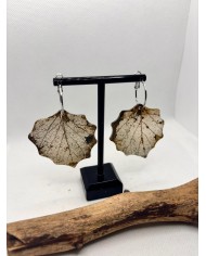 EDICIÓN LIMITADA pendientes artesanos de hoja natural