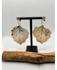 EDICIÓN LIMITADA pendientes artesanos de hoja natural