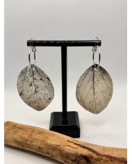 EDICIÓN LIMITADA pendientes artesanos de hoja natural
