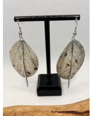EDICIÓN LIMITADA pendientes artesanos de hoja natural