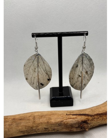EDICIÓN LIMITADA pendientes artesanos de hoja natural