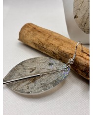 EDICIÓN LIMITADA pendientes artesanos de hoja natural