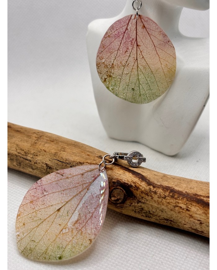 EDICIÓN LIMITADA pendientes de hoja natural artesanos