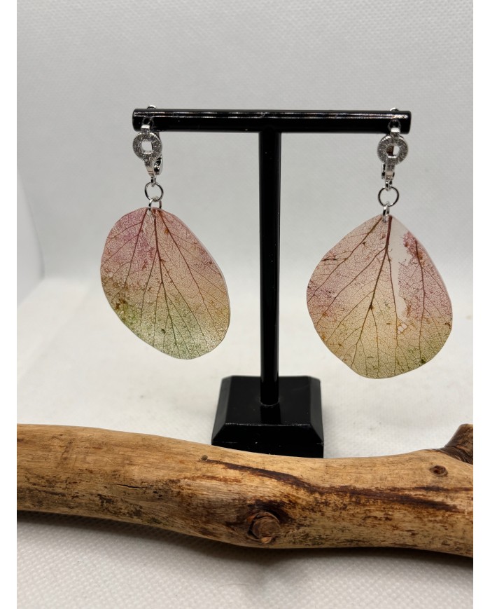 EDICIÓN LIMITADA pendientes de hoja natural artesanos