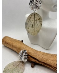 EDICIÓN LIMITADA pendientes artesanos de hoja natural