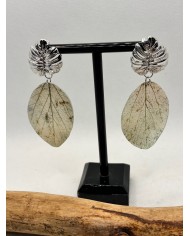 EDICIÓN LIMITADA pendientes artesanos de hoja natural