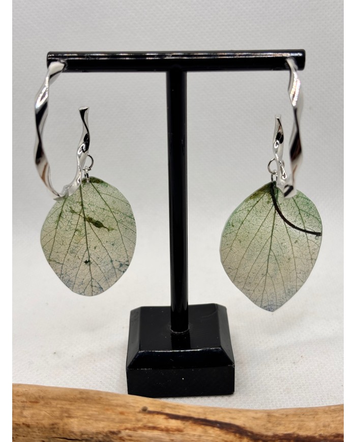 EDICIÓN LIMITADA pendientes de hoja natural