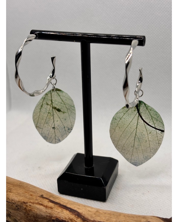 EDICIÓN LIMITADA pendientes de hoja natural