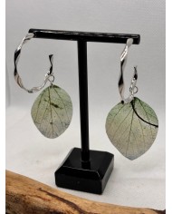 EDICIÓN LIMITADA pendientes de hoja natural