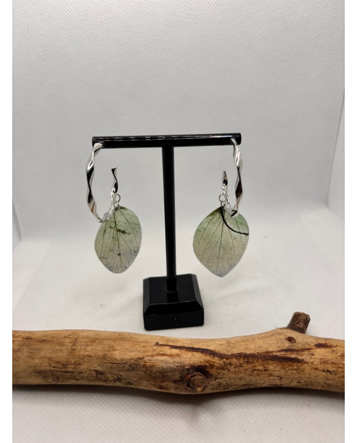 EDICIÓN LIMITADA pendientes de hoja natural