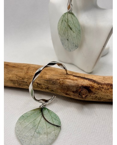 EDICIÓN LIMITADA pendientes de hoja natural