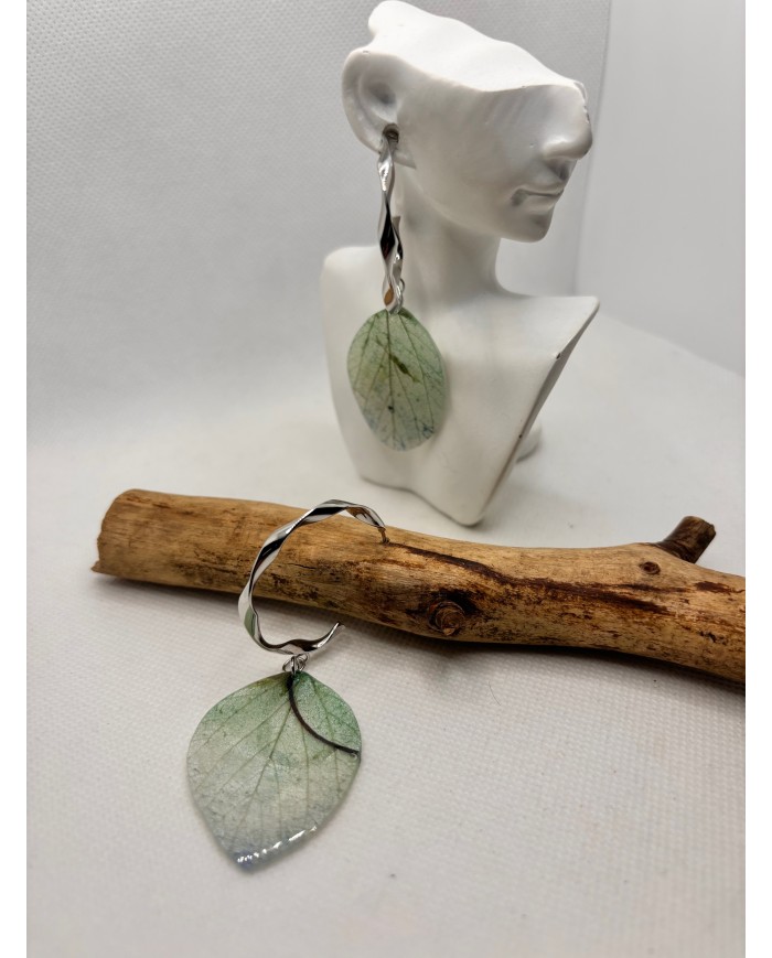 EDICIÓN LIMITADA pendientes de hoja natural