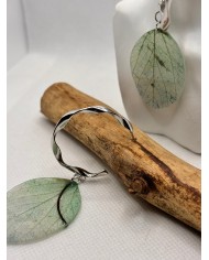 EDICIÓN LIMITADA pendientes de hoja natural