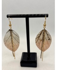 EDICIÓN LIMITADA pendientes artesanos de hoja natural
