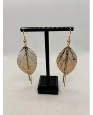 EDICIÓN LIMITADA pendientes artesanos de hoja natural