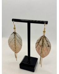EDICIÓN LIMITADA pendientes artesanos de hoja natural